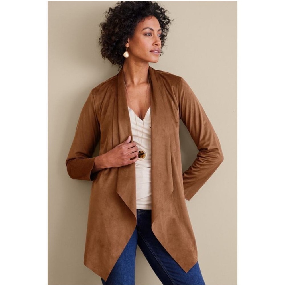 Soft Surroundings Tan Women's Blazer